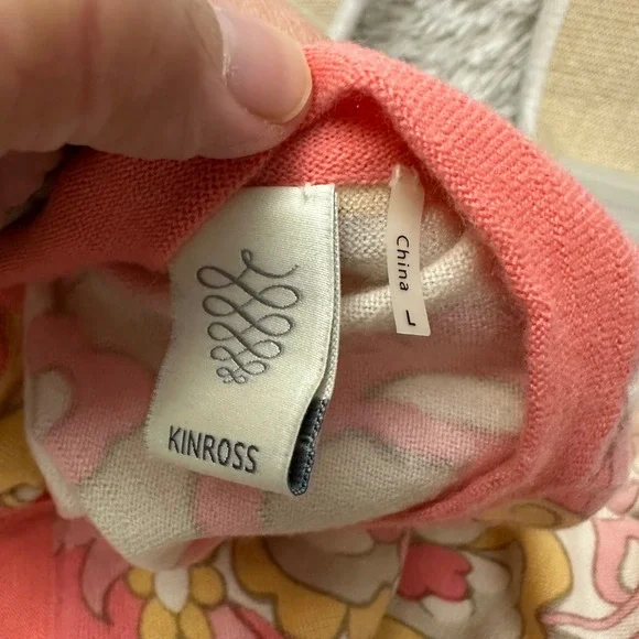 Kinross 100% Cashmere Floral Paisley
Short Sleeve Shift Easter Dress Large - Picture 5 of 8